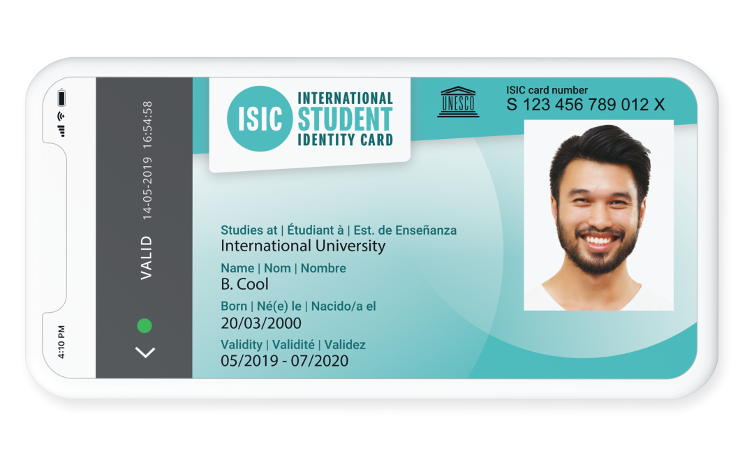 Card ISIC Canada